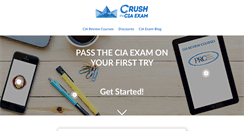 Desktop Screenshot of crushtheciaexam.com