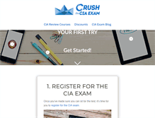 Tablet Screenshot of crushtheciaexam.com